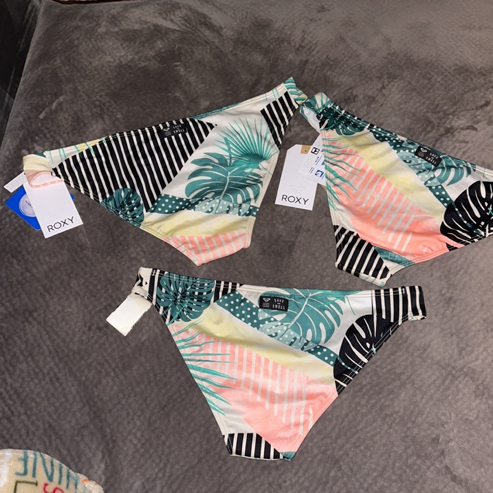 NWT Roxy POP Surf Moderate Bikini Bottoms - Picture 5 of 8